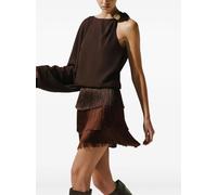 Baobab Dolly one-shoulder blouse - Brown XS-S-M-L