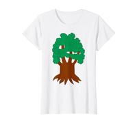 Baobab Tree Africa Madagascar Australia Adansonia Value Graphic T-Shirt, Women, White, XL