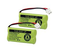 BAOBIAN BT183342/BT283342 2.4V 400mAh Ni-MH BT166342/BT266342 BT162342/BT262342 Rechargeable Cordless Phone Battery CS6709 CS6609 CS6509 CS6409 EL52100 EL50003 (2 Pack)