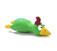 Baobiutin Dog Squeaky Toy Latex Chicken Screaming Rubber Chew Toy Interactive Play for Small Medium Dogs Puppy Teething Red, Latex Dog Squeaky Toys