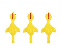 Baobiutin Slingshot Chicken Toy, Chicken Catapult Toy Stretchy Flying Chickens Kids Flick A for Children 3Pcs - Finger Slingshot