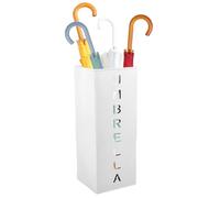 Baobiutin Umbrella Holder for Entryway 6.3x6.3x16.5 Square Freestanding Rustproof Metal Cane Holder for Home Office, Umbrella