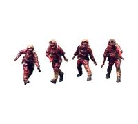 Baoblaze 1:64 Walking Dead Figure,Zombie Miniature Peoples,Mini Walking Corpse Doll Model for Kids Adults Children Enthusiast, Style E