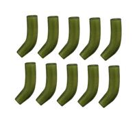 Baoblaze 10x Carp Fishing Hook Kickers Fishing Hook Short Line Aligner Sturdy Outdoor Fishhook Sleeves for Saltwater Rivers Freshwater, Green S