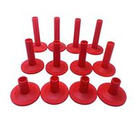 Baoblaze 12 Pcs Cymbal Sleeves Percussion Instrument Replacement with Flange Base Instrument Parts Gibraltars Long Flanged for Shelf Drum Kit