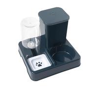 Baoblaze 2 in 1 Automatic Pet Waterer,Cat Water Dispenser and Food Bowl Set Drinking Bowl Portable Automatic Pet Feeder for Medium Pet