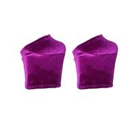 Baoblaze 2 Pieces Pole Dance Shoe Protectors Grip Sleeves Velvet Soft Anti Slip Easy to Install Protection Covers Clothing Accessories, Rose Red L