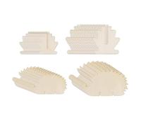 Baoblaze 20 Set Wooden Hedgehog Cutouts Unpainted Hedgehog Slices DIY Crafts Unfinished Wood Slices for Xmas Birthday Wedding Painting