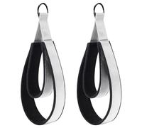 Baoblaze 2Pcs D Rings Straps Handle,Pilates Double Loop Straps Pilates Accessories Exercise Yoga Straps for Reformer,Gymnastics,Adults