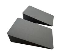 Baoblaze 2Pcs Foam Yoga Wedge Blocks Slant Boards Calf Stretcher EVA Lightweight Training Equipment Calf Raises for Calf Stretching Yoga Weightlifting (Grey 23cmx15cmx6.5cm)
