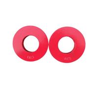 Baoblaze 2Pcs Steel Fractional Weight Plates Add-on Change Weight Plate Portable Barbell Weights for Micro Loading Fitness Enthusiasts, Red, 1kg
