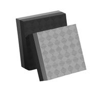 Baoblaze 2Pcs Weightlifting Crash Drop Pads,Floor Protection,Shockproof Silence Mats Deadlift Weight Cushion for Club Workout Exercise, Black Gray 40x33x4cm