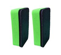Baoblaze 2x Blocks Car Wash Clay Mitten Multipurpose Professional Wear Resistant Auto Detailing Towels for Detailing, Green
