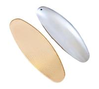 Baoblaze 2x Hair Barrettes for Women Spring French Hair Clips Lady Headpiece Design Your Accs Hair Jewelry Accessories Blank DIY Craft, Bright Gold Big