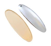 Baoblaze 2x Hair Barrettes for Women Spring French Hair Clips Lady Headpiece Design Your Accs Hair Jewelry Accessories Blank DIY Craft, Bright Gold Small
