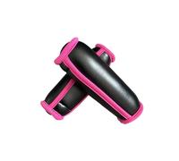 Baoblaze 2x Handle Weights,Walking Weights Set Portable Gift Sandbag Running Soft Dumbbells with Hand Strap for Sports Mom Dad Cardio, Black Pink