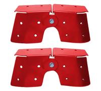 Baoblaze 2X Loft Ladder Pull Down Hinges Replaces Part Easy Installation Folding Ladder Joint for Court Stairs Accs, Curved Hinge