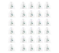 Baoblaze 30 Pieces Lucky Turtle Keychains with Clasp with Greeting Card Pendant Thank You Gift Positive Metal Alloy Purse Charms Decor, Blue