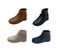 Baoblaze 4 Pieces 1:6 Shoes, Miniature Fashion Handmade Toys for 12in Doll Model, Male Action Figures Accessories, B