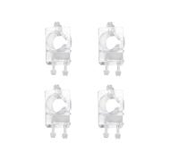 Baoblaze 4 Pieces Soft Tube Fixture Holder Adjustable Clear for Water Pipe, for 27mm