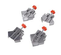 Baoblaze 4Pcs Corner Clamps,Adjustable Swing Jaw Single Handle Clamps 90 Degree Right Angle Clamps for Wood Crafts Project,Dad,Welding