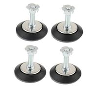 Baoblaze 4Pcs Pool Table Leg Levelers Gaming Table Leg Straighteners Hardware Heavy Duty Leveling Feet Replace Parts for Soccer Tables