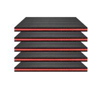 Baoblaze 5 Pieces Tool Box Foam Inserts Removable Anti Slip Portable Packing Foam Pads Tool Box Liners for Camera Case Padding, Length 50cm