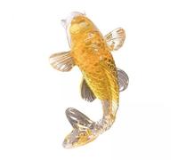 Baoblaze 6xKoi Fish Figurine,Sculpture Collectibles Mini Fish Statue Ornament for Desktop Car Home Shelf, 6 Pcs