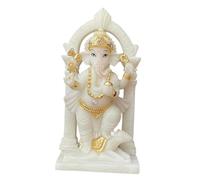 Baoblaze a Figurine Indian Buddha Sculpture Table Centerpiece Elephant God Decor Lord Statues for Office Car Temple Decor