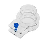 Baoblaze Acrylic Fish Feeder, Clear Fish Feeding Ring Food Feeder, Sturdy Hanging Aquarium Tank Feeding Ring for Betta and Turtle, 50mm