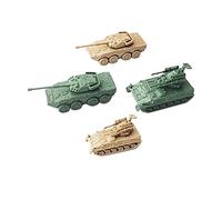 Baoblaze Amazing 1:144 Scale Tank Model Kits Desktop Decroration Model Puzzle for Kids