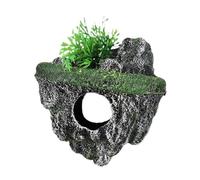 Baoblaze Aquarium Decor Floating Rock Landscaping Decoration Suspended Artificial Stone for Aquarium Exploring Turtle Landscaping, M