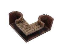 Baoblaze Aquarium Underground Tunnel Fish Hideout Accessories Corydora Portable Double Hole Clown Loach Aquarium Decor Fish Tank Decor