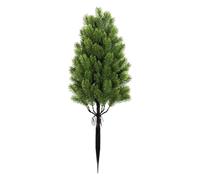 Baoblaze Artificial Topiary Tree Artificial Outdoor Plants Realistic Bushes Plant Shrubs Decorative Fake Trees Garden Stake for Front Porch Decor Courtyard Xmas Anniversary,Pine Tree A