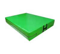 Baoblaze Athletic Exercise Pad Gymnastics Mat Tumbling Mat Landing Pad Training Mat With Supportive Padding And Easy Carry Handles suitable for home workouts gym practice cheer training arts, Green