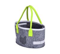 Baoblaze Audio Player Carrying Case Felt Tote Handled Shopping Bag Easy to Carry Speaker Carrying Case Storage Bag for Picnic Shopping, Green Handle