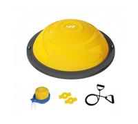 Baoblaze Balance Ball Half Ball Stability Exercise Core Training Workout Equipment for Planks Gym Strength Training Sports Squats, Yellow