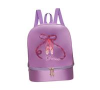 Baoblaze Ballet Dance Backpack Gym Bag with Separate Shoe Compartments for Jazz Tap Dance, Purple