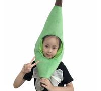 Baoblaze Banana Hat Novelty Costume Headpiece Accessory With Soft And PP Cotton Comfortable Breathable Build And Suitable for Themed Parties Festivals Photos, Green Anxious