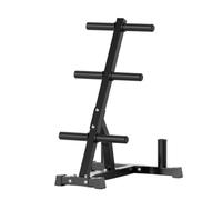 Baoblaze Barbell Plate Rack Weight Tree Storage Stand Organizer With Welded Steel Frame And Triangular Base For Secure Plate Management Suitable for home gyms commercial fitness centers training rooms