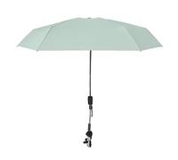 Baoblaze Beach Umbrella, Parasol, Waterproof Adjustable Foldable Sun Protection, Baby Pram Umbrella Clamp on Umbrella for Patio Chair Golf Cart, Green