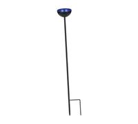 Baoblaze Bee Watering Station Ornament Decorative with Metal Stake Bee Bath Pollinator Water Feeder for Outside Lawn Yard Garden Patio, Blue
