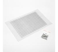 Baoblaze Beehive Protection Mesh Stainless Steel Entrance Guard Barrier Reusable Safe Beekeeping Solution suitable for apiary management bee colony protection, 8 Sheets + Nails