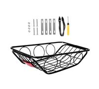 Baoblaze Bike Rear Basket Heavy Duty for Backpacks Easy Installation Rust Resistant Cargo Storage Convenient Rear Basket Large, Style A