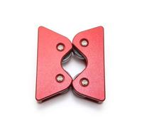 Baoblaze Billiard Cue Straightener Pool Cue Aligner Roller Tool Calibrator Alignment Aid Smooth for Controlled Inspection and Fast Setup Suitable for Play Home use, Red