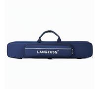 Baoblaze Billiard Pool Stick Carrier Carrying Bag Gear Holder Storage Case with Oxford Cloth Hard Structured Support Suitable for Training Matches Travel, Blue, Blue