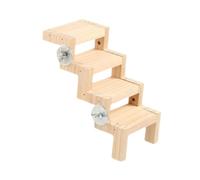 Baoblaze Bird Climbing Ladder Pet Parrot Playstand Multifunctional Lightweight Parrot Ladder Toy Bird Playground for Parakeet Lovebird, 15.5x9.3x5.3cm