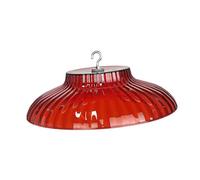 Baoblaze Bird Feeder Protective Cover Squirrel Baffle Rainproof Weatherproof Guard Rain Protective Dome for Yard Porch Outdoor, Red