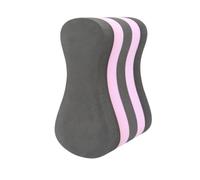 Baoblaze Board Pull Buoy Kickboard Float Aid EVA Foam Hourglass Shape For Focus And Muscle Endurance Suitable for swim training pool workouts adult learners coaching, Gray Pink