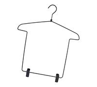 Baoblaze Body Shape Coat Rack Garments Holder Shirts Clothes Display Hanger for Cloakroom, black